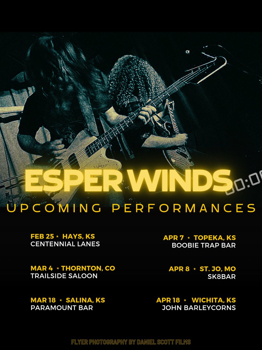 Some of our upcoming shows!