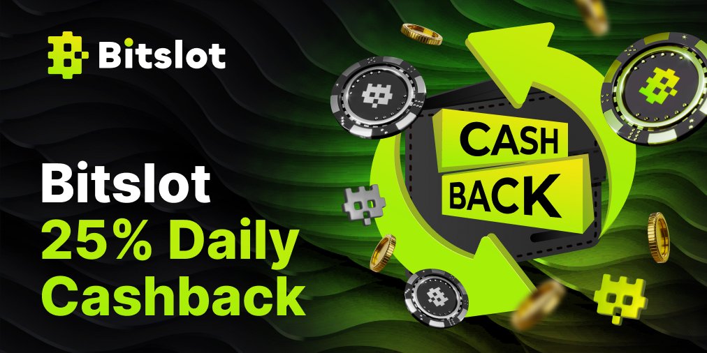 bitslot_io's tweet photo. Bitslot 25% Daily Cashback💸 

Play with $10k today on Bitslot, you'd get back 25% ($2,5k)  tomorrow at 1:00 am UTC!🤑
Visit our website for cashback Ts&amp;Cs.
★Don't forget the Wednesday FREESPINs.

The possibilities are endless on https://t.co/7AKbeBsE0o 💚 Sign up Now!

#casino https://t.co/v9ueLbtsMj