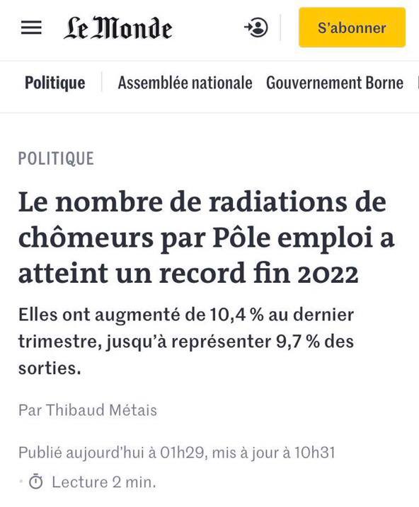 RomainMerciere's tweet image. Baisse du chômage, vraiment ? #chomeurs #chomage #Macron
