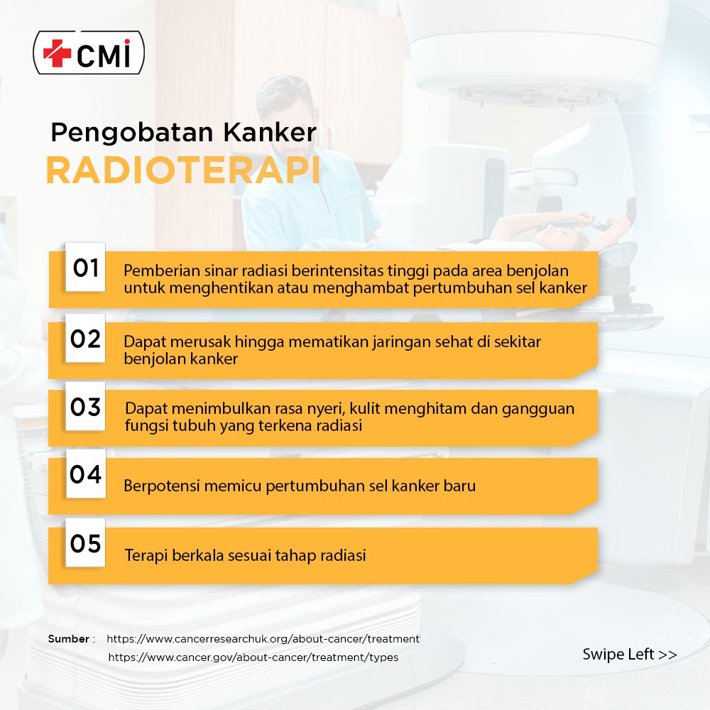 cmihospitals's tweet photo. Kupas tuntas pengobatan kanker

#Cancer #CancerResearch #Cancers #cancersummit #Cancersign #CancerCareGap #CancerAwareness #cancerday2023 #surgery #Survivor #cancersurvivor #radiology #chemotherapy #surgeons #radiotherapy #cancer #kanker #therapy #Therapist https://t.co/ubQEwzNTEd