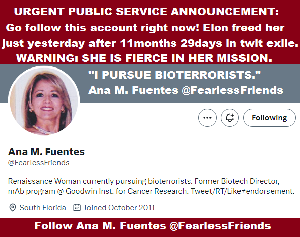 murcimurci3's tweet photo. Everyone! This account👇kicks some serious @$$!
Go over and check it out; you'll see what I mean.
Handle there is @FearlessFriends 👇💪 https://t.co/bV8rpA9JTs