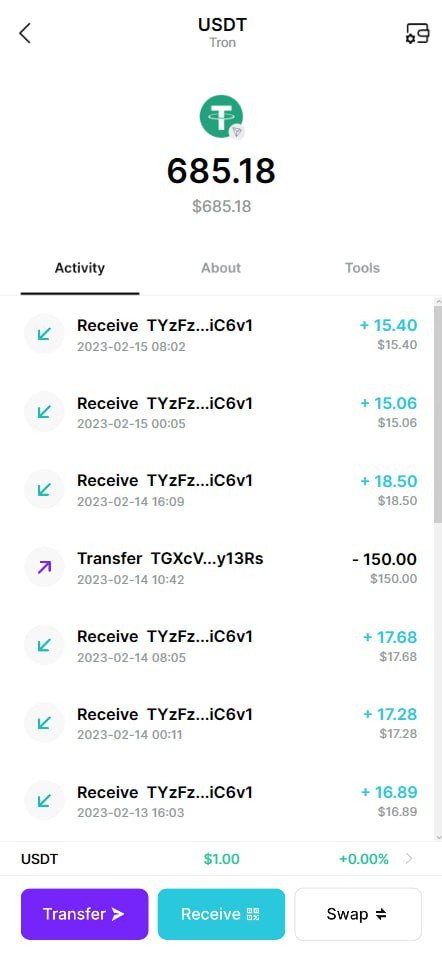 2 weeks of earning without doing anything!!!
you want to earn 3x a day in your own wallet let me know. DM me!