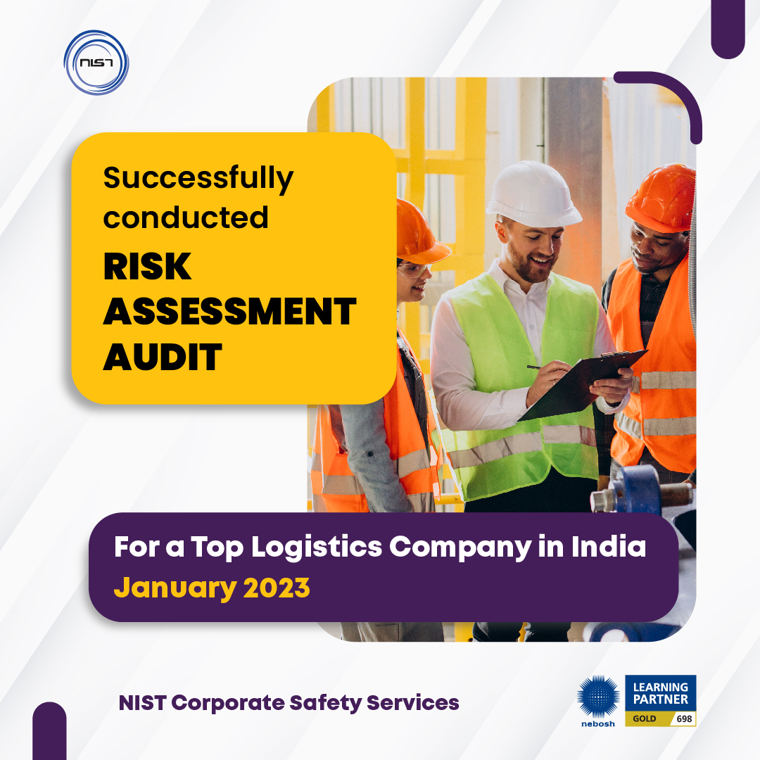 NIST_Global's tweet photo. With #Safety_training, Audit & much more, we had quite a good beginning this year! We successfully performed a #Risk_Assessment Audit for a Logistics company in India. Good Job NIST Auditors – Way to go more!
.
.
.
#nist #nistglobal #safety #nebosh #corporateaudit #safetyaudit https://t.co/W0pbkQig1N