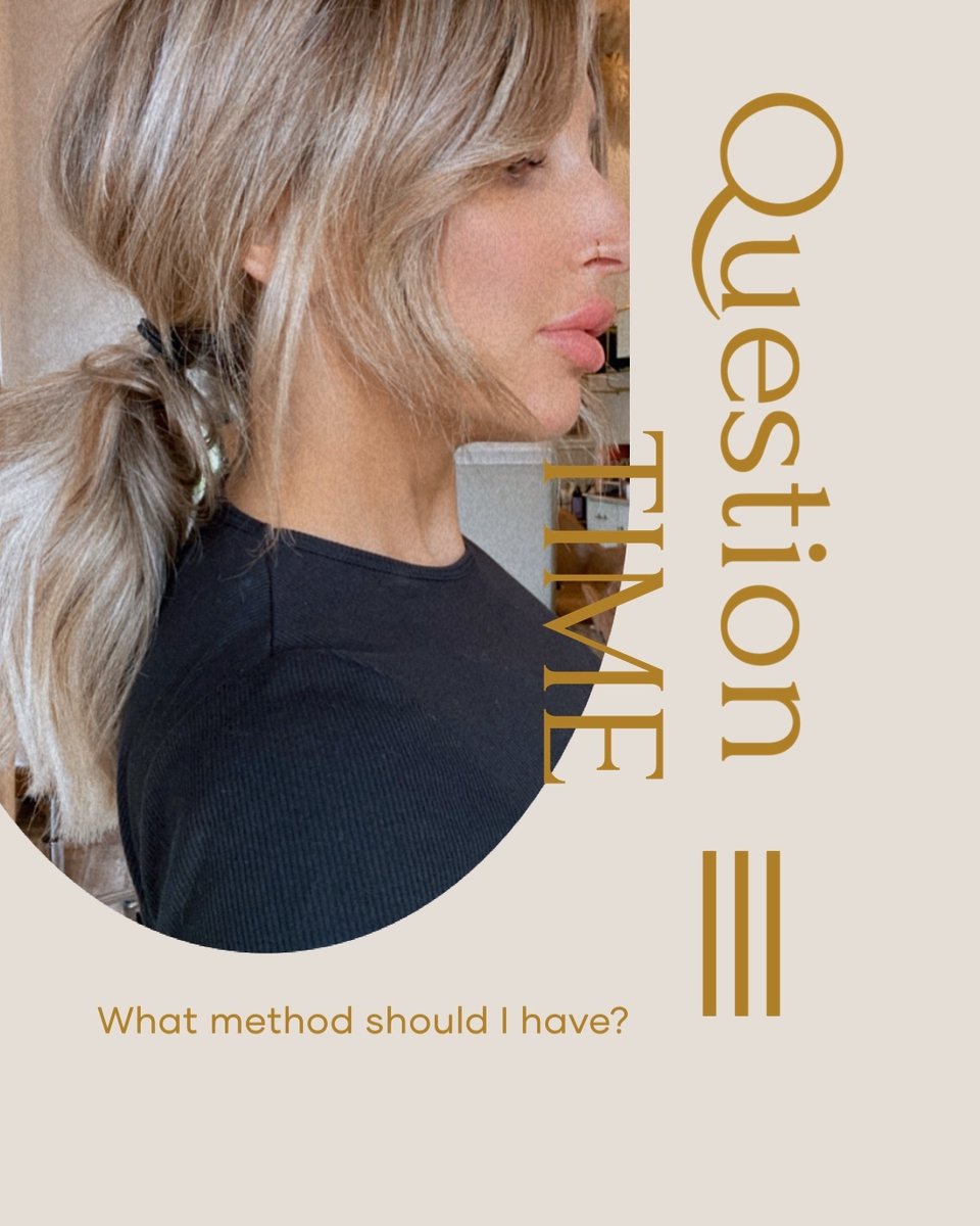 What method should I have? 
.
Let us help you by sending us an email info@platinumlockz.com 
We have many methods to choose from and available now!
#hairextensions #extensionsmelbourne #hairsupplier #nanottip