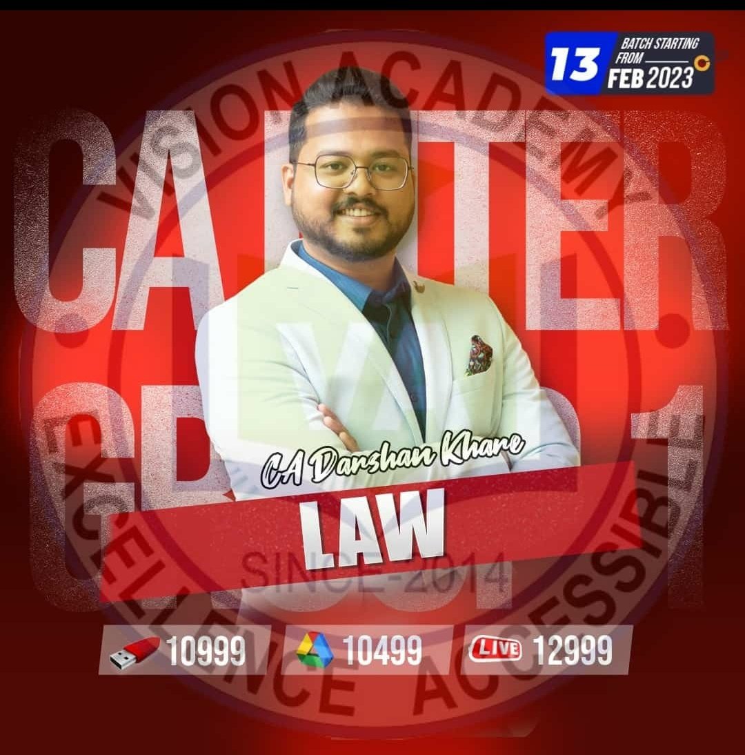 cavisionacademy's tweet photo. #CAIntermediate #Lawgician #livebatch #Ekatvamacademypune #lowestprice #CACSDarshanKhare #bestcainterlawcoachingonlinelive
ENROLL TODAY GET FREE FAST DELIVERY 👇
🌐 https://t.co/KKtwKBnlyZ
ANY QUERIES CONTACT
📱8446 942 108 https://t.co/sRyA7JKxmy
