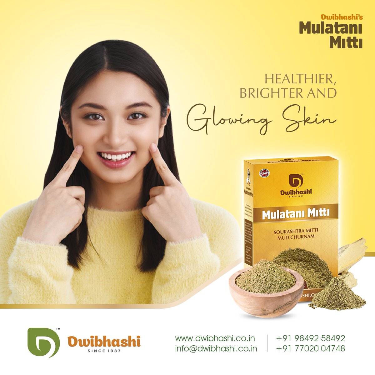 dwibhashi87's tweet image. Give your skin the treatment it needs and achieve glowing, flawless skin. It helps in reducing pigmentation, fine lines and acne.

Buy: amzn.eu/d/eTot2fl

#multanimitti #multanimittipowder #naturalproducts #Dwibhashi #pimples #Beauty #beautycare #GlowingSkin #skin #skincare