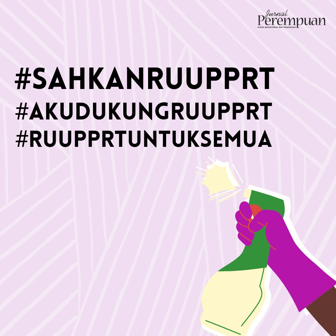 (3)

Rancangan Undang-Undang Perlindungan PRT (RUU PPRT) yang dapat melindungi hak PRT belum disahkan. Padahal, UU ini penting untuk menjamin kesejahteraan mereka. Di Hari PRT Nasional ini, mari kita dukung pengesahan RUU PPRT! Untuk keadilan dan kesetaraan bagi pekerja domestik.
