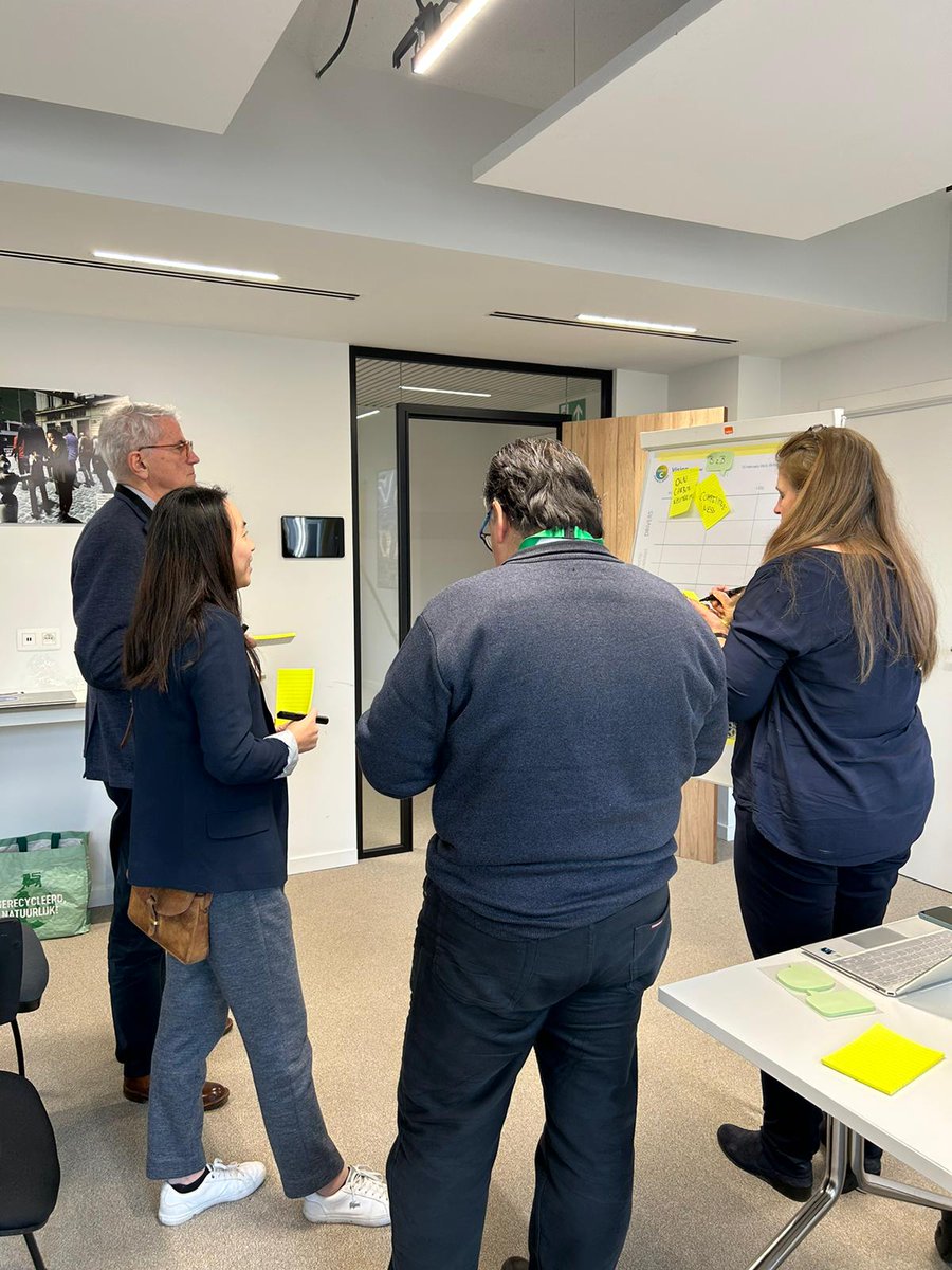 sunergy_eu's tweet photo. #VisionWorkshop After interesting talks🗣️from our industrial partners @ENGIEgroup and @TotalEnergies, we are discussing in different groups about fossil fuel displacement, serving the government market, consumer market and business to business
#SunerC #Sunergy #Solarfuels https://t.co/ZYysWKjRl7