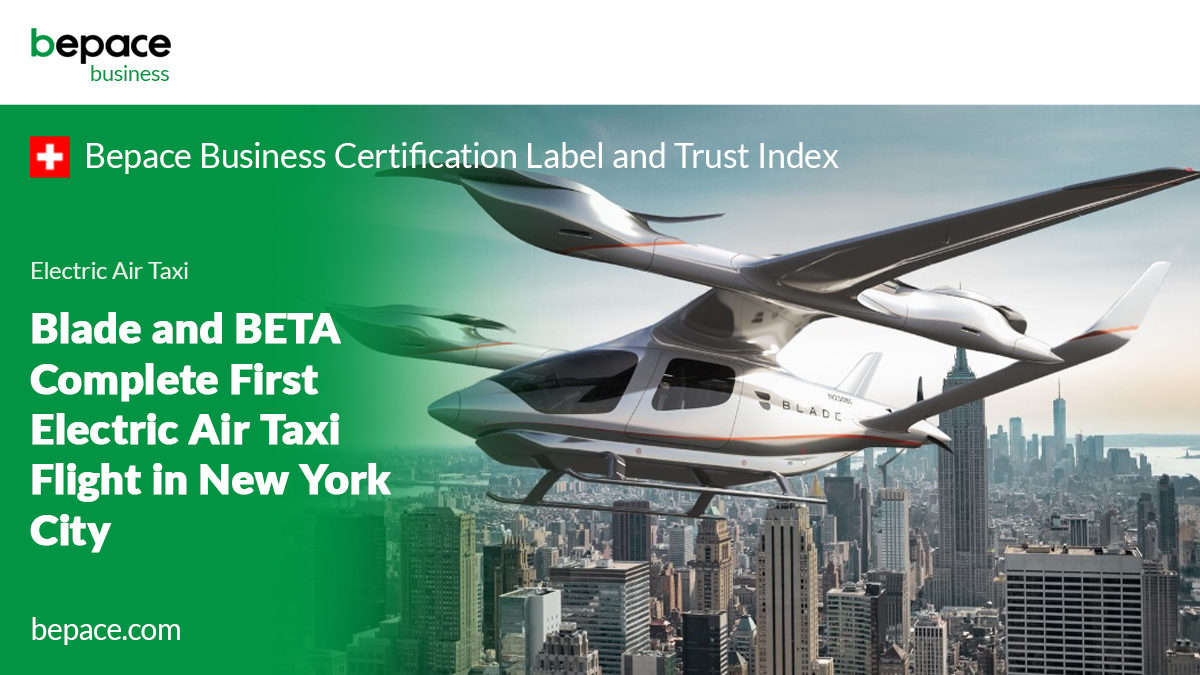 Bepacecom's tweet photo. Well-heeled NYC commuters looking to dodge traffic and reach their destination in style may soon have another option: taking to the sky in an electric air taxi.
#bepace #nyc #usa #electricairtaxi #electricplanes #electricvehicles #business https://t.co/MZz7BT3RcS