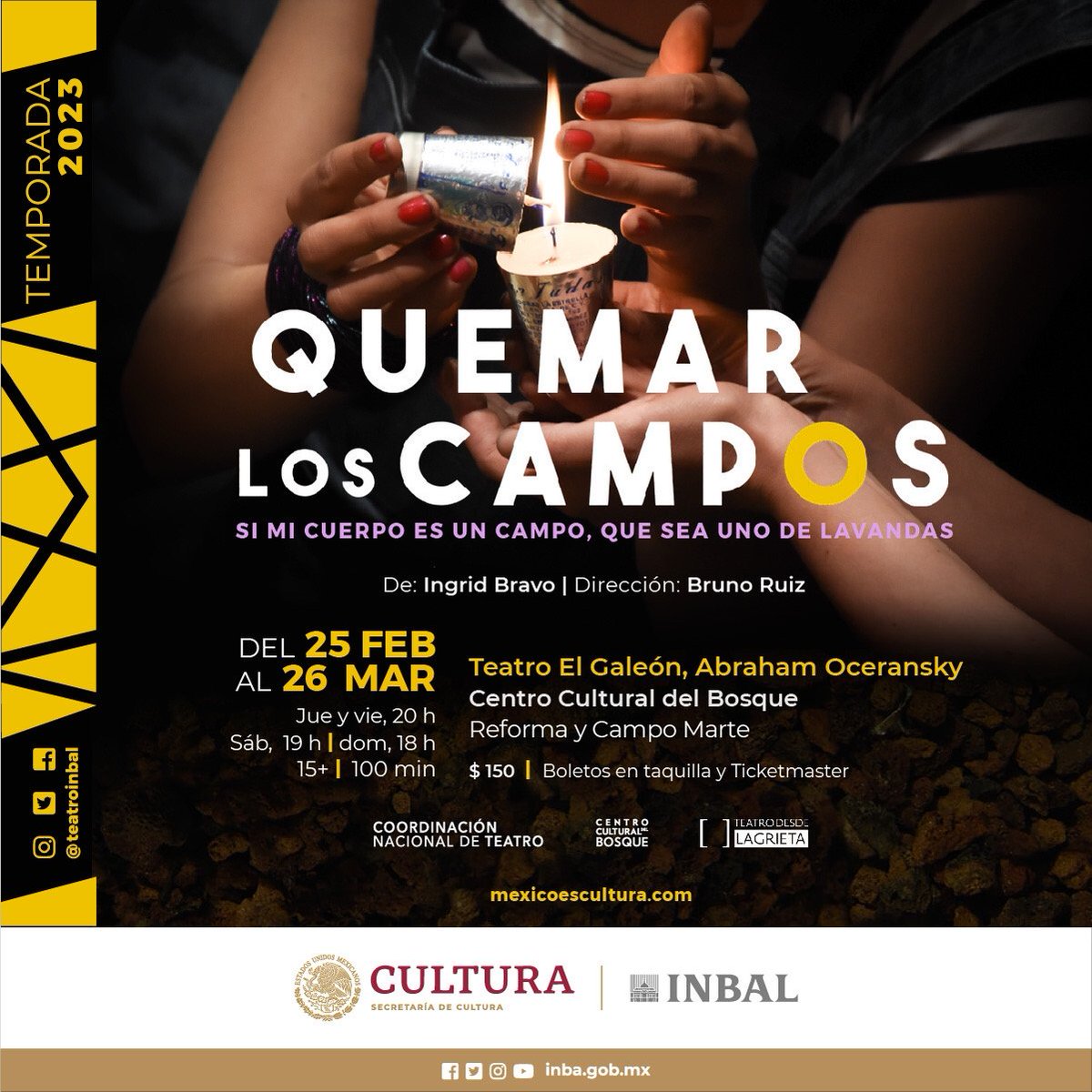 Jorgerojasch's tweet photo. @MMabelCadena Es teatro documental que habla sobre el feminicidio en México 😪 .
Reestrenamos el 25 y te esperamos 😉 https://t.co/5a7CAGEt6x