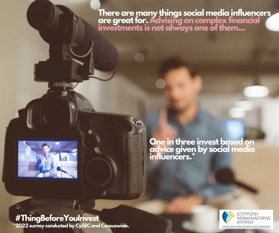 CySEC on Twitter "If you decide to invest, it's imperative that you