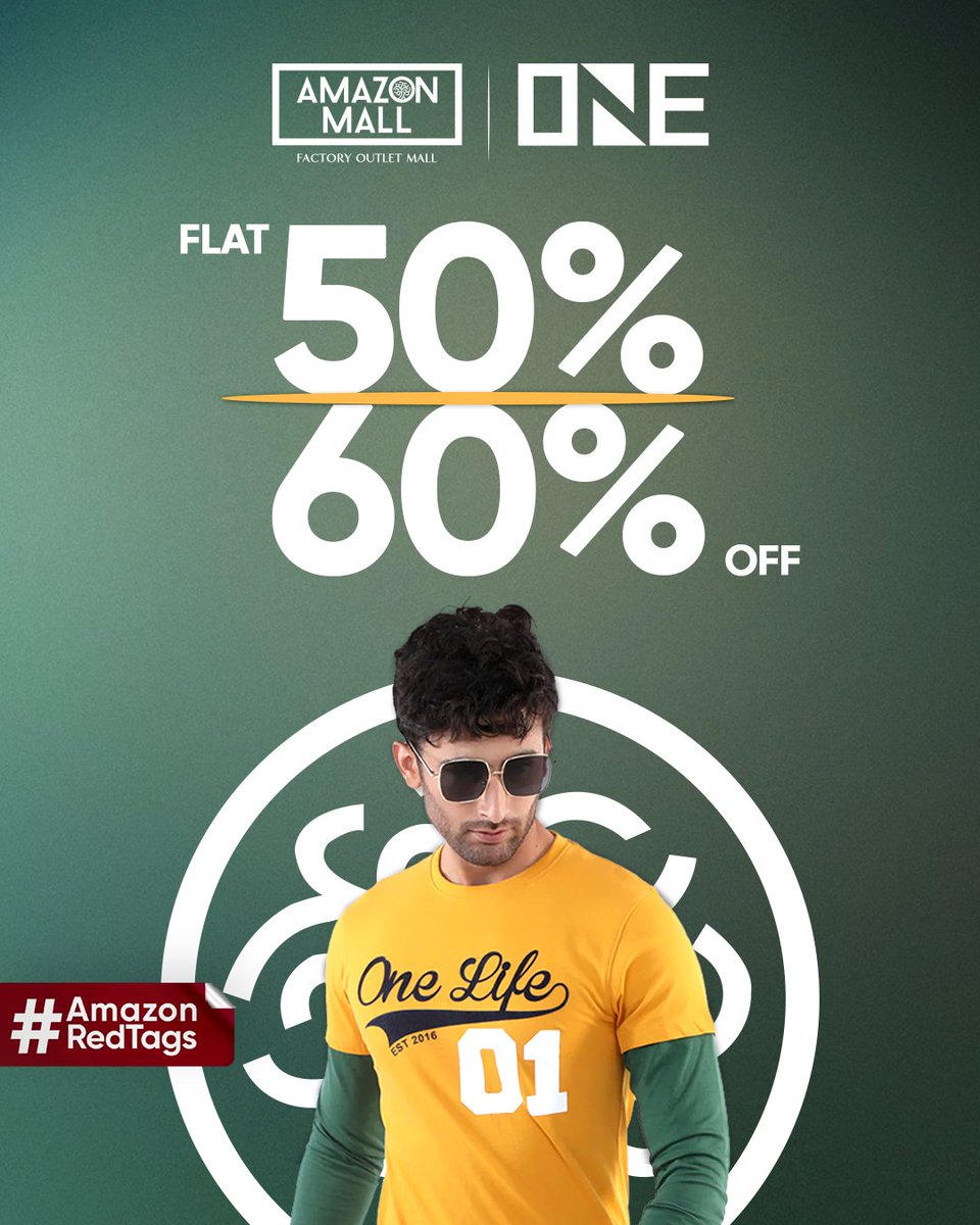 amazonmallpk's tweet photo. ONE✨
FLAT 50% - 60% OFF!
📍Location: Amazon Outlet Mall, GT Road
#amazonredtags #amazonoutletmall #imaratgroup #one #imarat #beoneshopone #amazon #amazonmall https://t.co/5Jz4GYkV5v