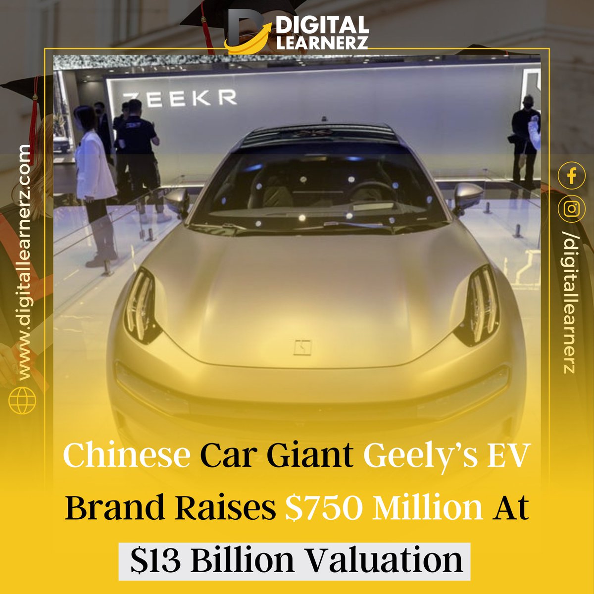 LearnerzDigital's tweet photo. Chinese Car Giant Geely’s EV Brand Raises $750 Million At $13 Billion Valuation

#Chinese #giants #geely #brand #raises #million #billion #valuation #digitallearners #digitallearnerz #digitallearner https://t.co/YkCof7SodY