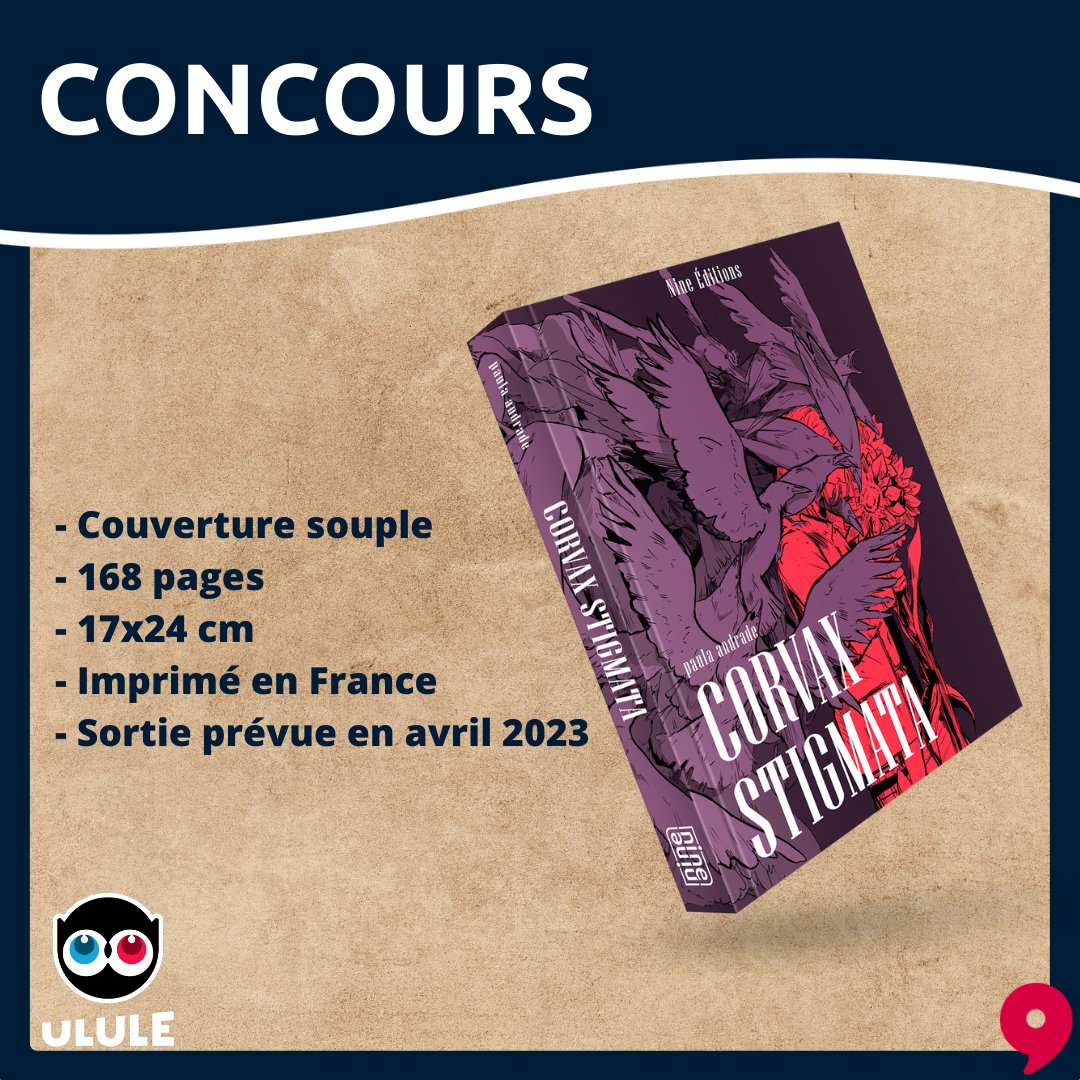 🎁CONCOURS

Tente de gagner un exemplaire de Corvax Stigmata !

Pour participer 👇
- RT + like
- follow @NineEditions 
- bonus : Tag 1 pote fan du #9eArt

Fin : 1/03
TAS : 3/03

Bonne chance 🍀

👀Concours valable aussi sur FB et Insta

#Concours #BandeDessinée #manga