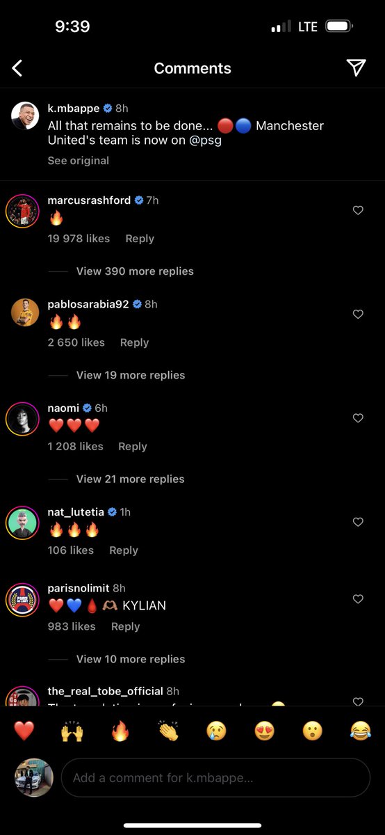 Rizibaby9629's tweet photo. Translations Doing The Most Out Here 🕺👀🙏🏼  @MarcusRashford Assisting Nicely Too! 😂❤️🤪 #MUFC #Mbappe https://t.co/2Du1Vi1hCa