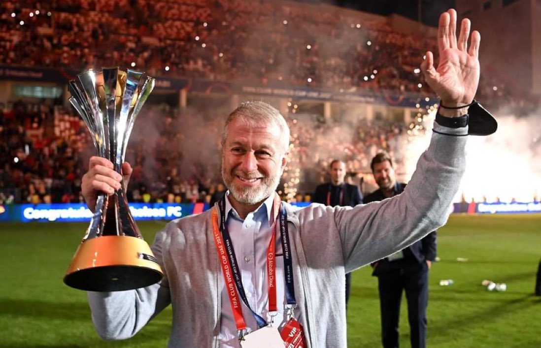 Chelsea trophies won in the Roman Abramovich era:- 

🏆 5 x Premier League
🏆 5 x FA Cup
🏆 3 x League Cup
🏆 2 x Champions League
🏆 2 x Europa League
🏆 2 x Community Shield
🏆 1 x UEFA Super Cup
🏆 1 x Club World Cup