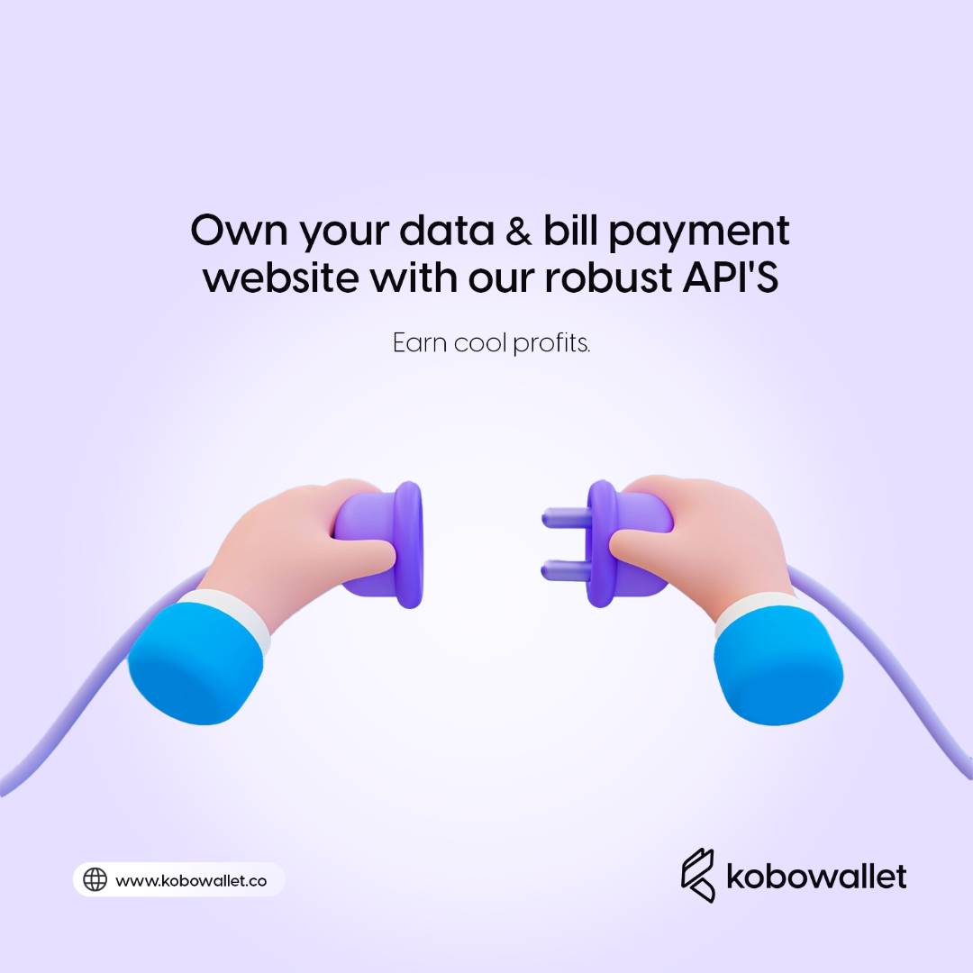 Kobodata's tweet photo. Use Our Robust #DataAPI and other bill payments available for easy integration.

Enquires: 09086138737 

Choose Ease 

#Billpayment #BuyPower #Kobowallet https://t.co/iXAHPmsXst
