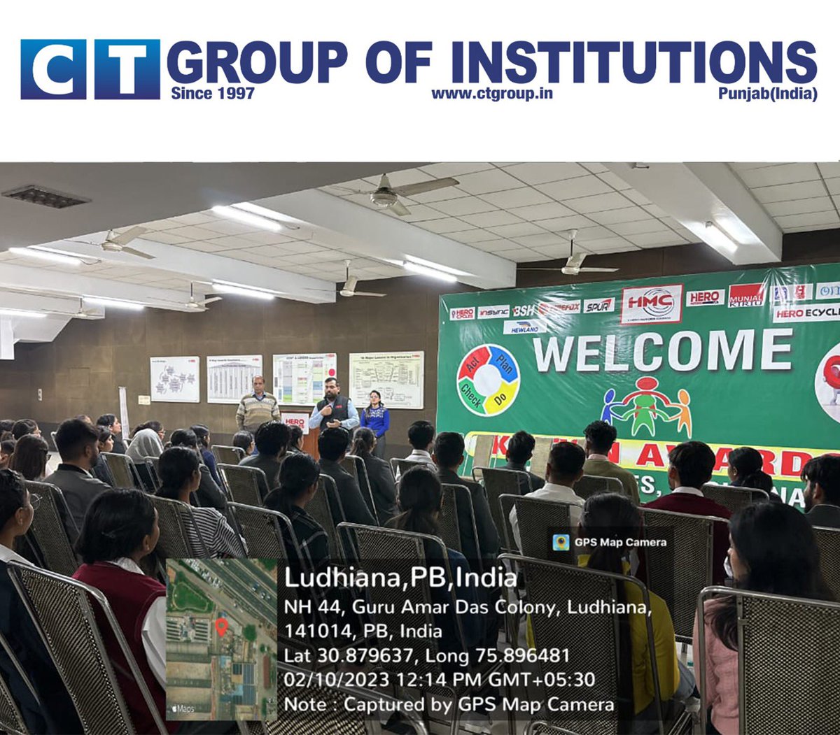CTGroupshahpur's tweet photo. CCPC cell of CTIEMT, South Campus, Shahpur organized an Industrial Visit at Hero Cycles, Ludhiana for the student's MBA, Department of Business Management,  CTIEMT, Shahpur.

#ctgroup #shahpur #jalandhar #punjab #herocycle #ctcollege #ludhiana https://t.co/xSToUsjw0z