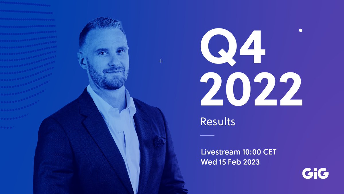 GIG_online's tweet photo. Our Q4 2022 reports are out, with a record quarter for the Group. Join CEO Richard Brown for a livestream of the presentation at 10:00 CET this morning.
https://t.co/ml4ND0orZw
$GiG #B2B #iGamingIndustry #iGamingPlatform #Platform #Sportsbook #iGamingNews https://t.co/CKI2us7r3M