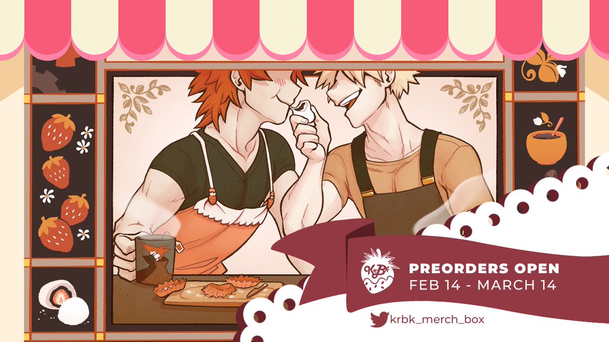 Hello, here are the buttons and recipe card I did for the <a href="/krbk_merch_box/">Ichigo Box - CLOSED</a> project! So many goodies in this box, hope you enjoy🍓

Preorders are open over at
ichigobox.bigcartel.com