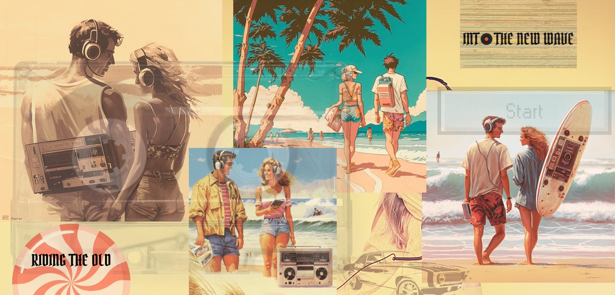 some fun 90's vibe creation for the <a href="/NewWaveSurfClub/">New Wave Surf Club</a> x #NewWave art love ~

thoughts? (: