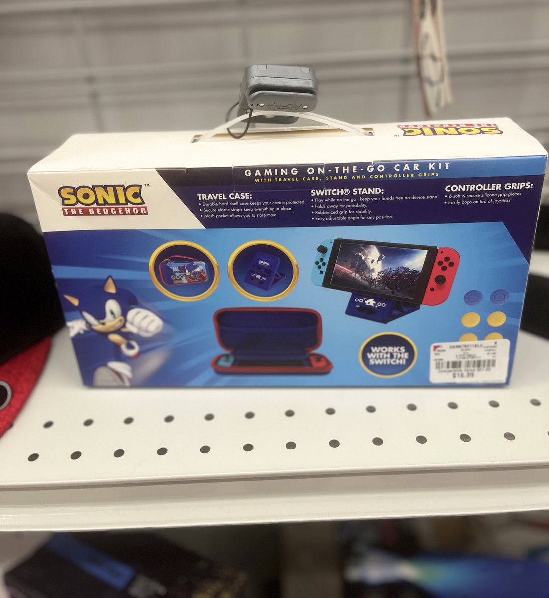 💙 Lizzy Hedgehog 💙 on X: I told ya there would be awesome Nintendo Switch  merchandise of #SonicTheHedeghog I found this randomly at a #Ross store in  the electronics section!  /