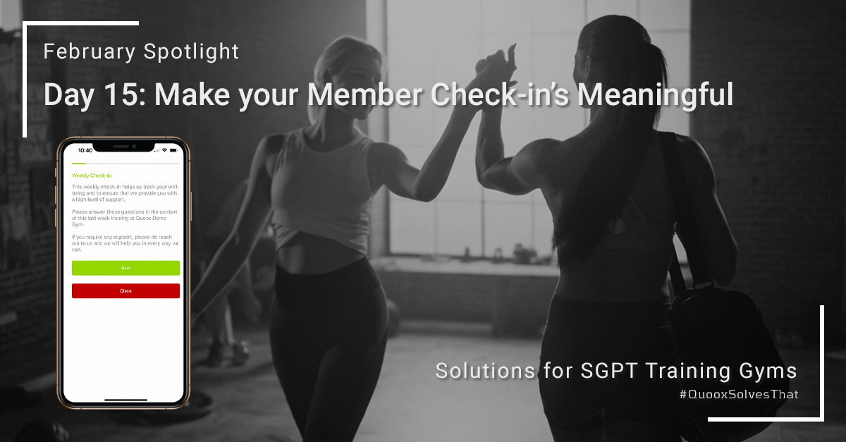 QuooxGMS's tweet photo. Day 15. Through Quoox, you can schedule regular send-outs; members can complete them quickly through the Quoox app or website; and Quoox’s intelligent response handling can immediately flag concerning answers for your urgent review and response. #QuooxSolvesThat https://t.co/HvsRLRFAug