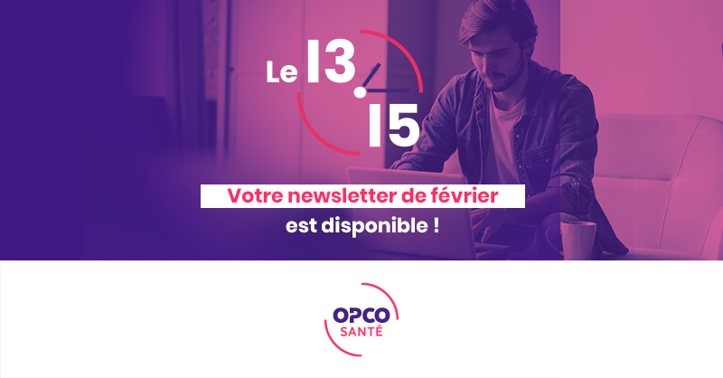[#Newsletter]💥Le 13.15 de février est sorti 💥  Outil de promotion, Baromètre satisfaction, politique de certification... 🔍 Découvrez nos décryptages et actualités du secteur et de notre OPCO ! 

Bonne lecture  ✨ow.ly/kLKN50MLIcS  ✨

#sante #formpro #emploi