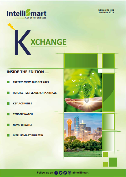 Intelli_Smart's tweet photo. The latest edition of #KXchange, the only smart metering newsletter in the power sector, shares expert views on budget 2023, its impact on power sector &amp; alignment to net-zero goals; catch details of running smart metering tenders, sector updates &amp; more - https://t.co/RirYFSSmPC https://t.co/3rpdJi2nCc
