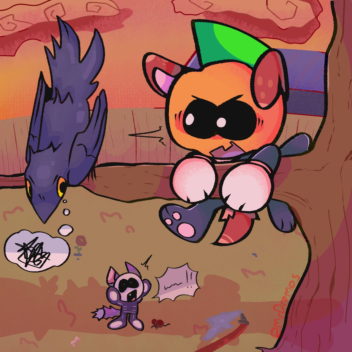 ColonOnDrunk's tweet photo. Skid and Pump but they're cat and dog 🐕 🐈

#spookymonth #spookymonthoc #spookymonthau #cat #dog #spookymonthfanart https://t.co/n8z2uyCTqO