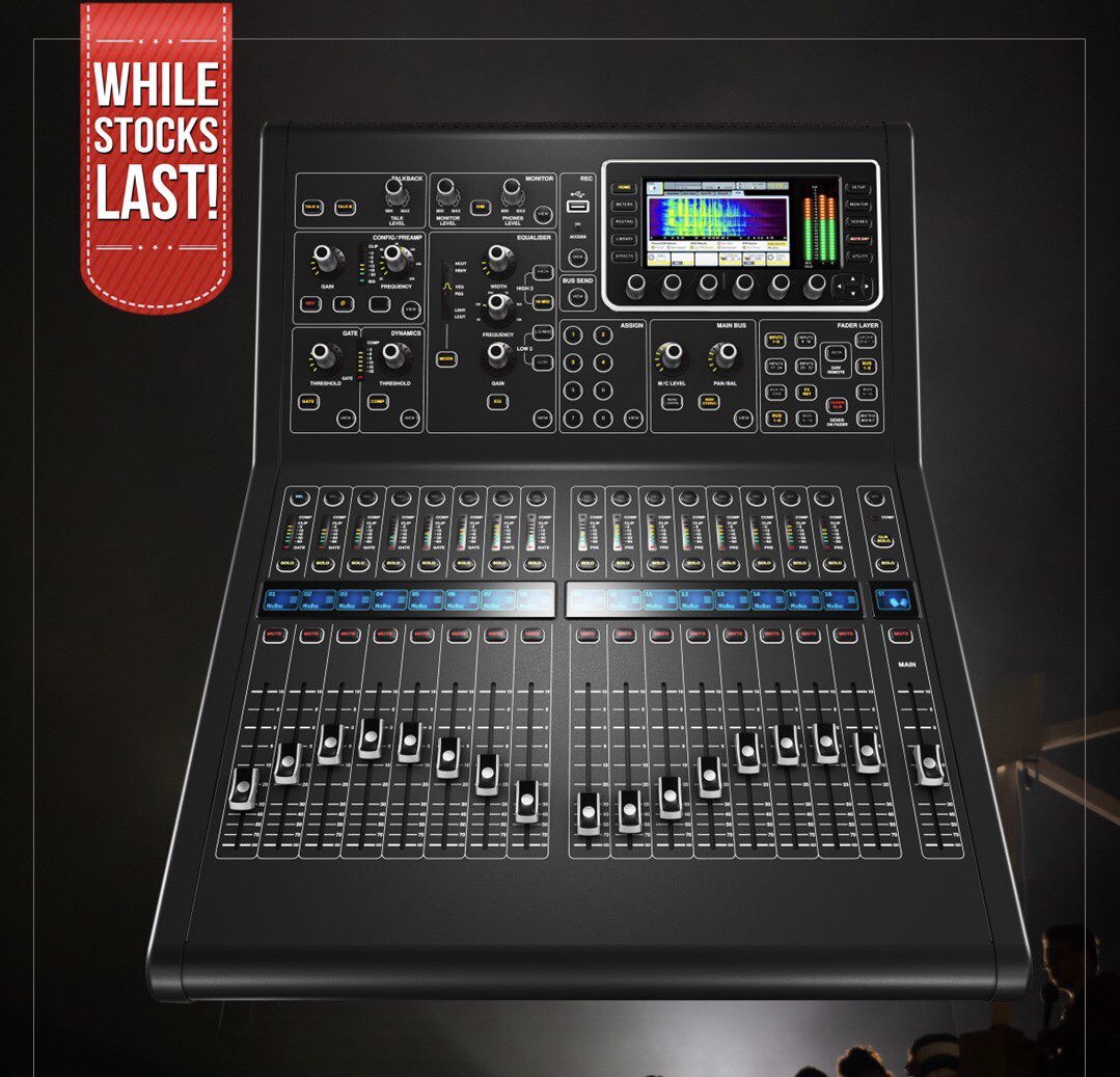 MIDAS Stock Arrival 

Digital Console for Live and Studio with 40 Input-Channels, 16 Midas PRO Microphone Preamplifiers and 25 Mix Buses - R55 195.00

#midas #midasconsoles #midasmusic #musiqhunt #dungeons #retailtherapy