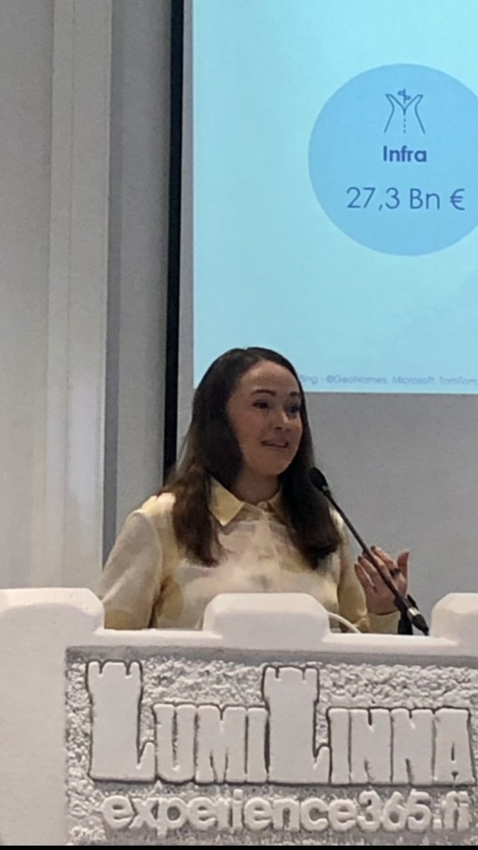 Clint_Canada's tweet photo. .@liisaansala CEO of @Lapin_kamari gives motivating introduction for @barents_beac #Barents #GreenTransition conference (🇫🇮Presidency) in #Kemi. 🇨🇦 has #KnowHow in focus industries to partner +to learn cutting edge ⛸️ in #ArcticDevelopment #mining #forestry #SustainableTourism https://t.co/Oer3fW3nrR
