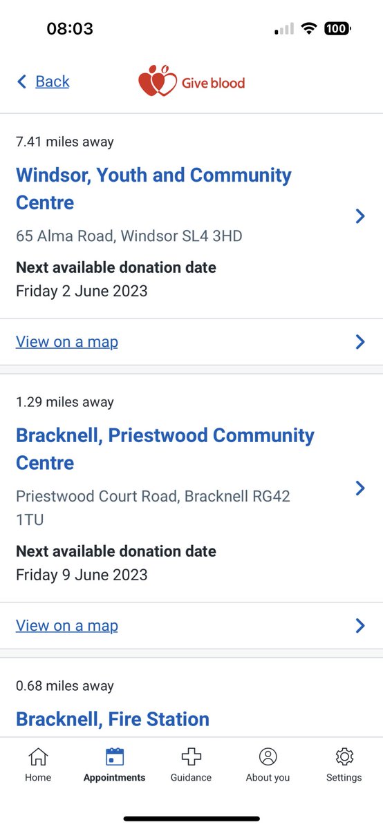 lapsdog's tweet photo. @BBCNews I’ve just seen a story about a need for blood donors, but on the Give Blood app I can’t book an appointment for 4 months https://t.co/sjrtvQGcOP