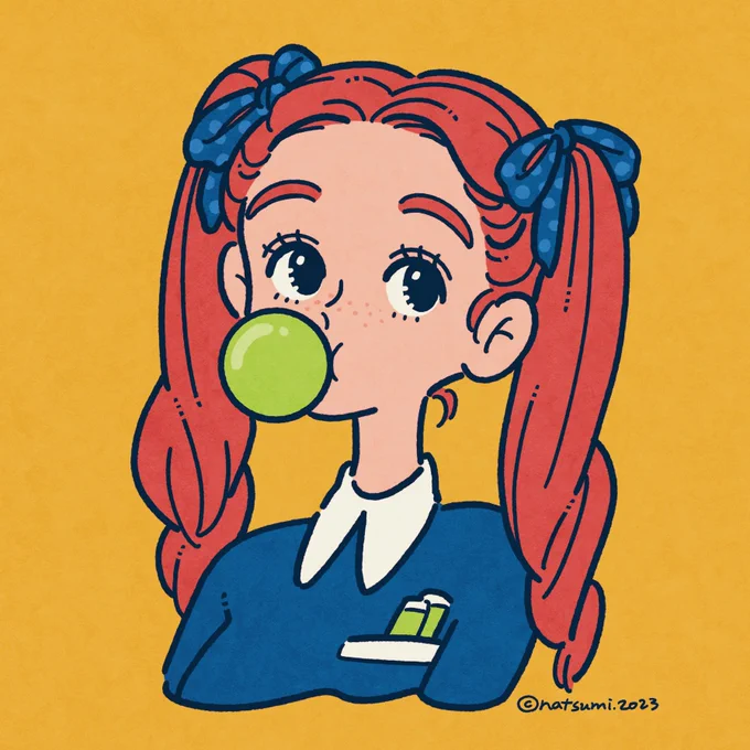 元絵と比較。トレスしてない割にいい感じ。次はデジタル絵からじゃなくて0から描いてみよっと 