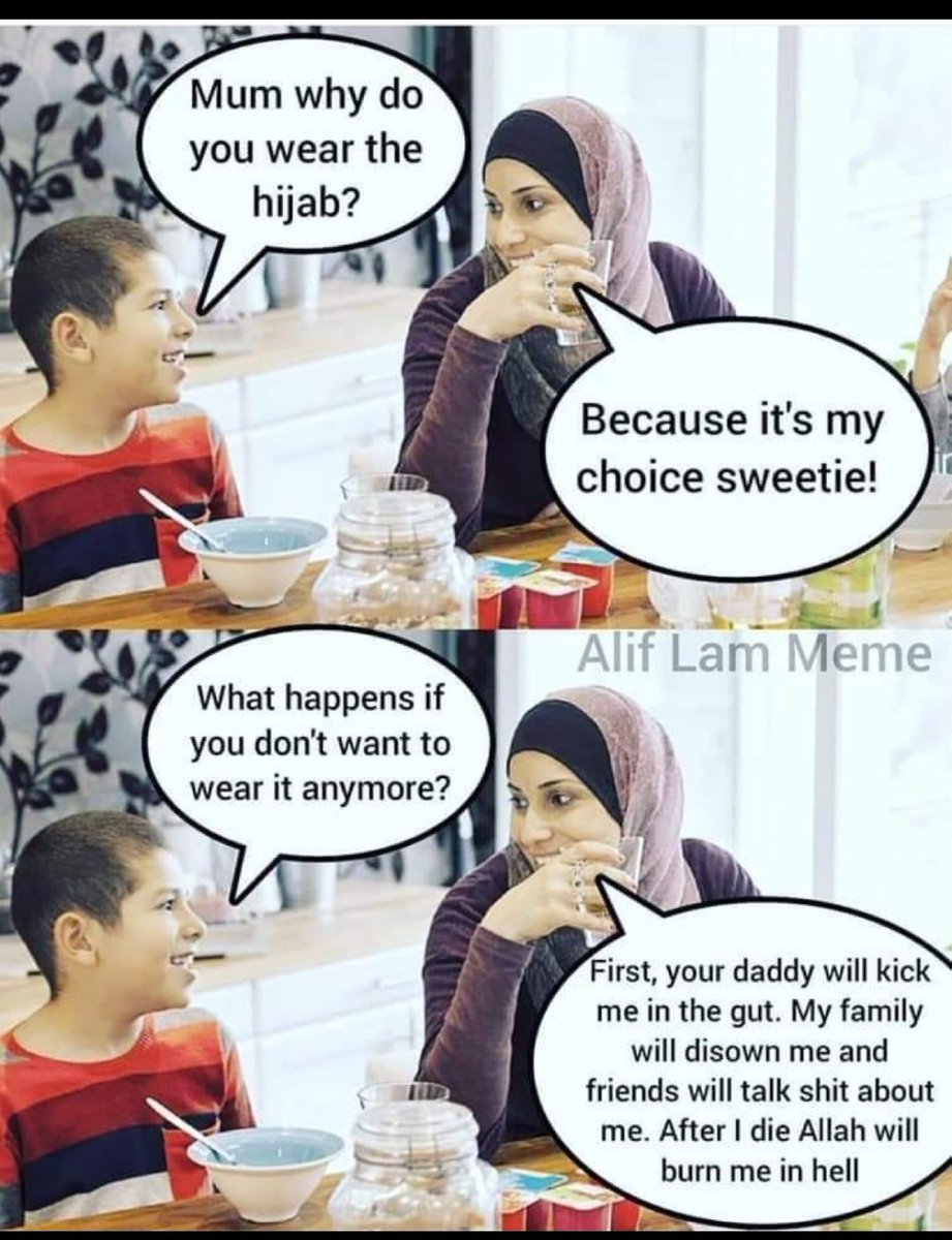Sundaytimes77's tweet photo. Hijab is a choice...... really https://t.co/9qP35sOgwS