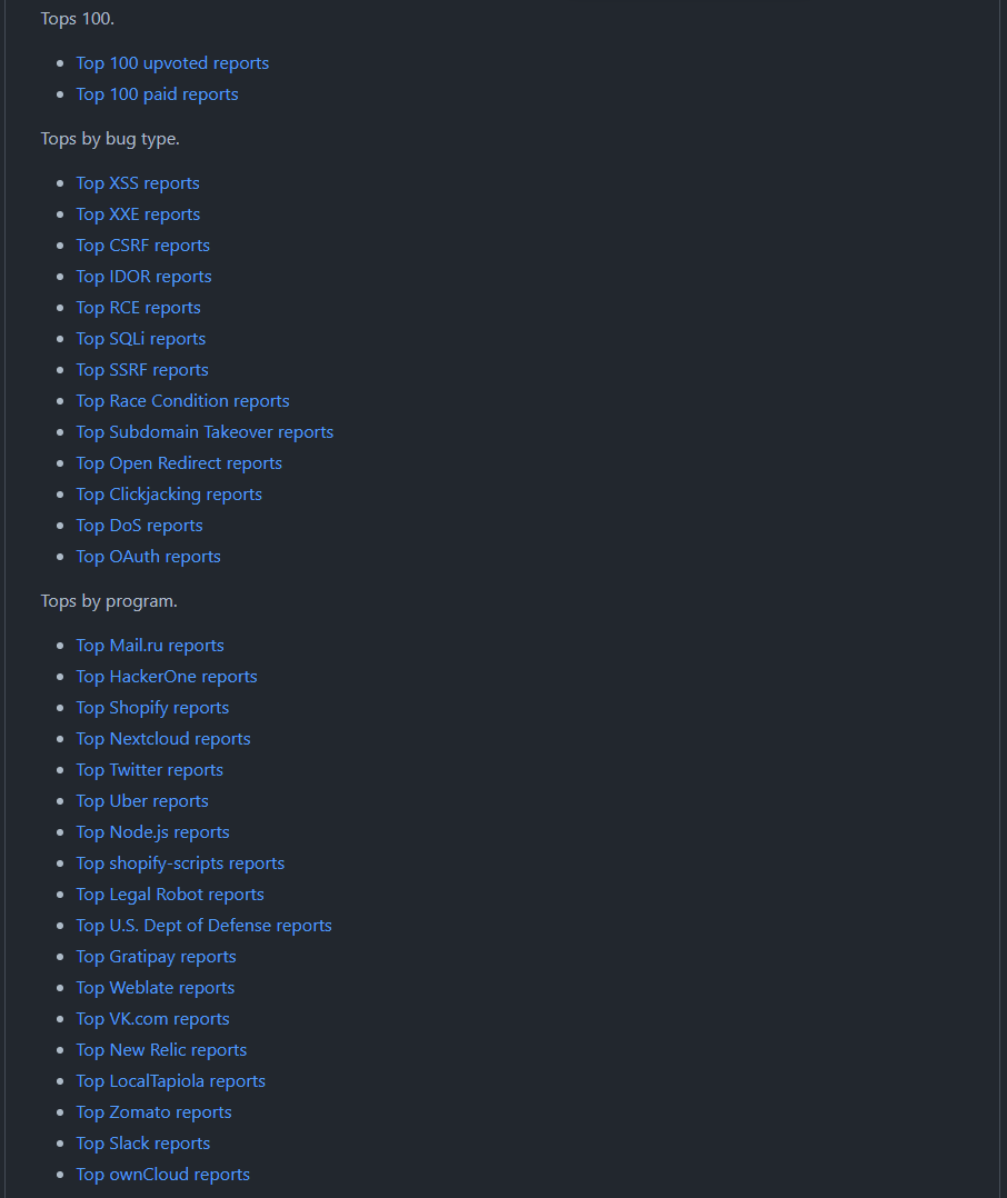 aacle_'s tweet photo. Top disclosed reports from HackerOne

https://t.co/PJ3PMhcCo6 https://t.co/pitgxCMaRq