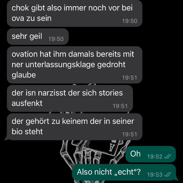 xChokRC's tweet photo. Schade eigentlich @AdZero13 hast du die Unterlassungsklage auch schon bekommen? haha

@Gravefist was kann man da so machen? Das die Leute solchen Schwachsinn sein lassen?😂 https://t.co/JJMUDoOg4n