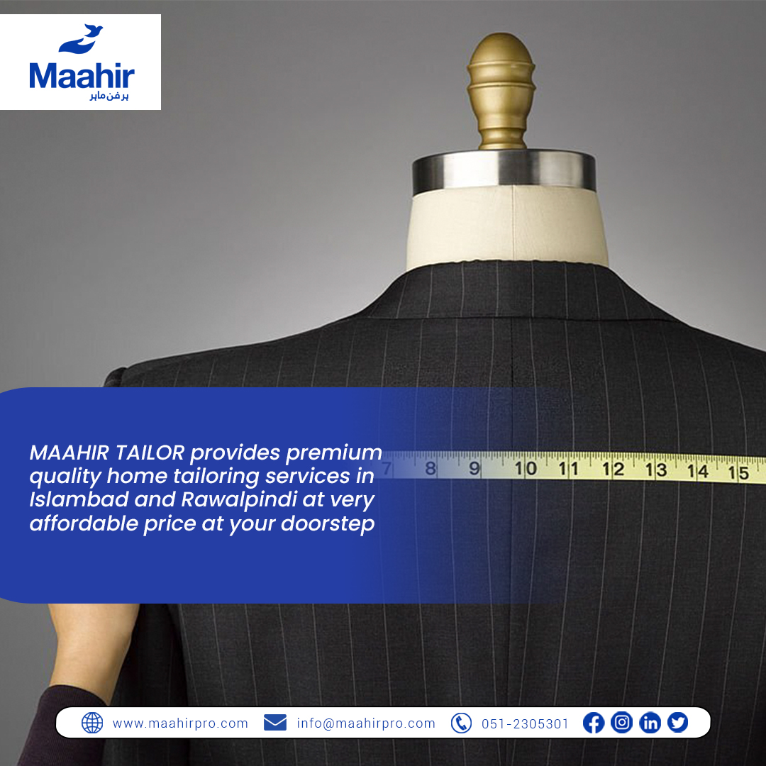 Maahir Provides Premium Quality Home Tailoring Services 
.
.
.
 #service #maahir #quality #repair #doorstepservices #carpenter #job #tailorservices #electrician #plumber #cleaningservice