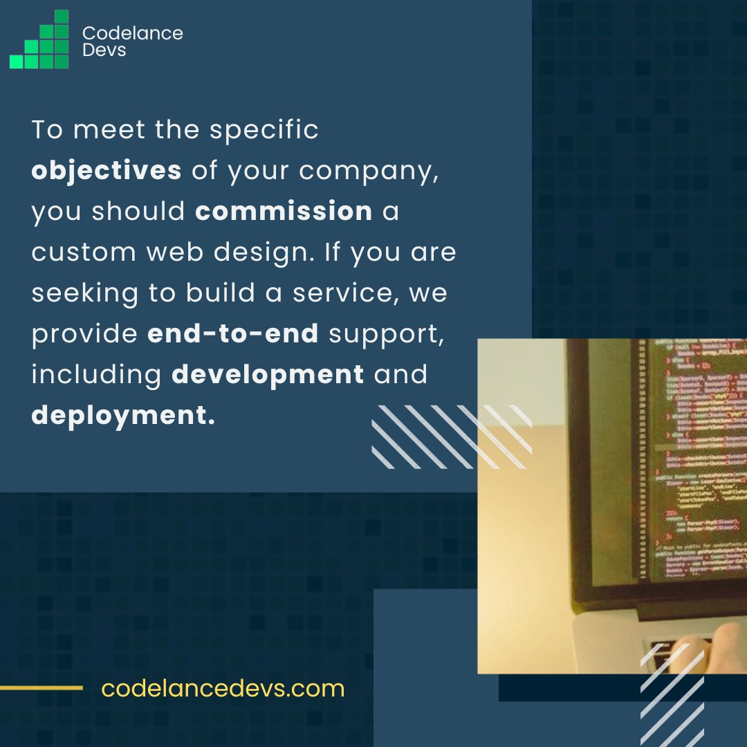CodelanceDevs's tweet photo. Bringing your digital vision to life, one line of code at a time 💻Trust us to turn your web development dreams into a reality. #webdevelopment #digitaltransformation #onlinestrategy #codelancedevs #codelancers https://t.co/agQTvGD2V1