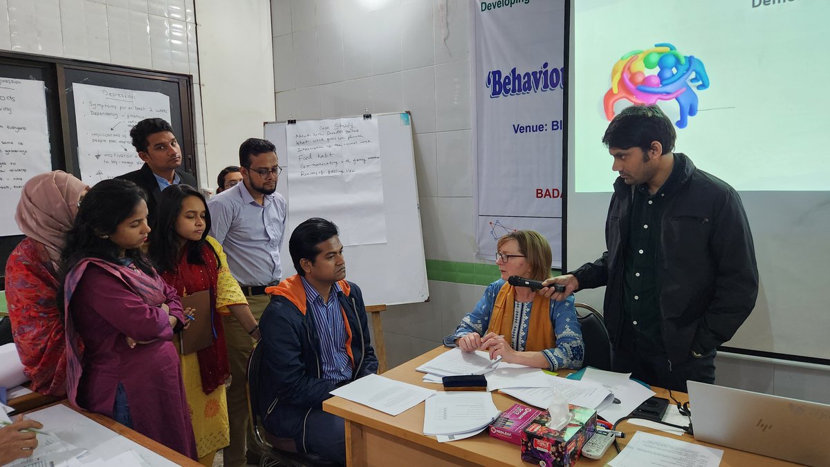 DiaDeM Bangladesh (@diadem_bd) on Twitter photo A 5 day training on Behavioural Activation (BA) was delivered to the BADAS-CHRI facilitators and supervisors at BIRDEM last week by Prof David Ekers <a href="/DavidEkers/">david ekers🇪🇺</a> and Karen Coales from <a href="/UniOfYork/">University of York</a>. <a href="/DiaDeM_NIHR/">DiaDeM</a> A 5 day training on Behavioural Activation (BA) was delivered to the BADAS-CHRI facilitators and supervisors at BIRDEM last week by Prof David Ekers <a href="/DavidEkers/">david ekers🇪🇺</a> and Karen Coales from <a href="/UniOfYork/">University of York</a>. <a href="/DiaDeM_NIHR/">DiaDeM</a>