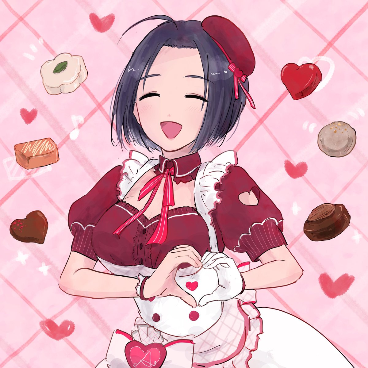 aymingos's tweet image. ハッピーバレンタイン💜あずささん