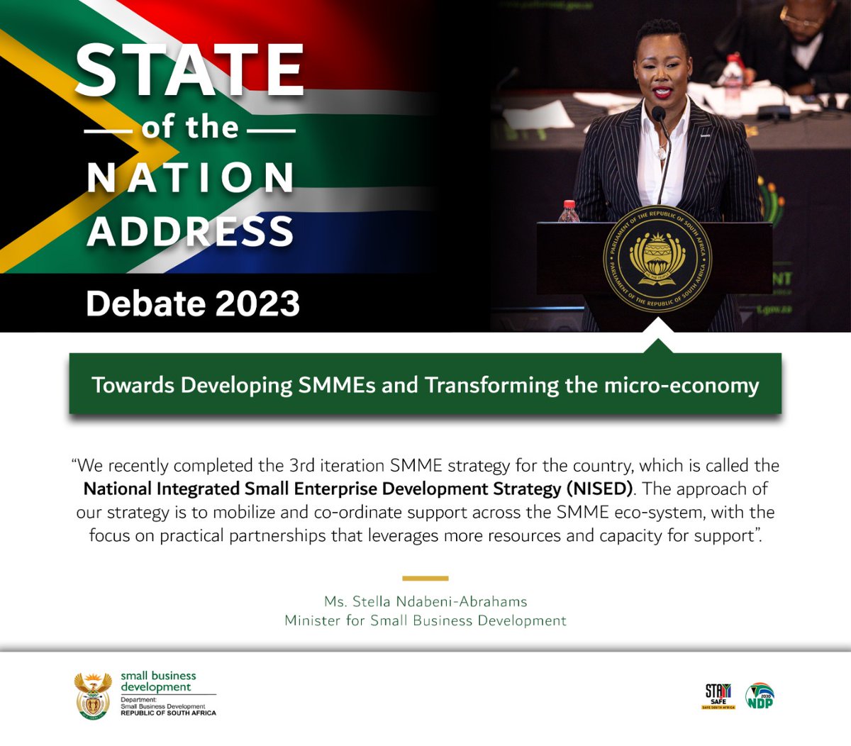 Ministry of Small Business Development🇿🇦 tweet media