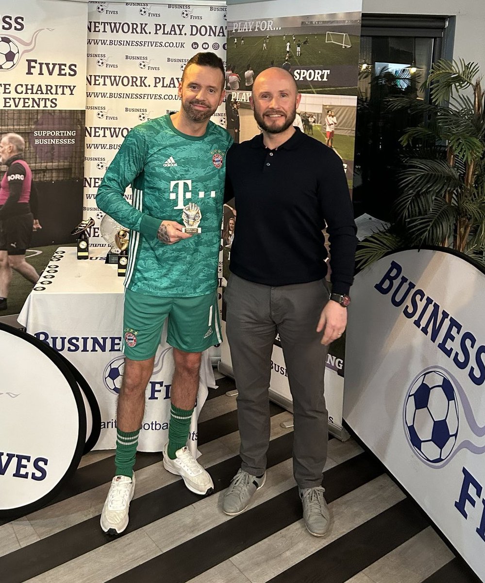 Well done all at the @BusinessFives event in Birmingham yesterday. Pleasure to come down and have chat👍 #biz5s #football #networking