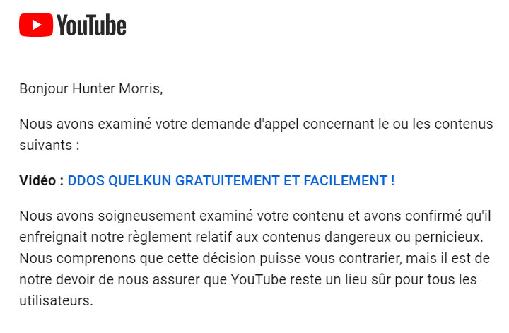 HunterGunterr's tweet photo. Donc faire une vidéo de 20sec sur son portable en faisant juste un "ping https://t.co/oa0nJMf7V5" ça suffit à avoir sa vidéo retirer alors qu'elle est restée pendant plusieurs années ?! En plus je pense avoir bien montrer que ça ne fait rien de méchant... @YTCreateurs @YouTube https://t.co/t7XHEfMv0C