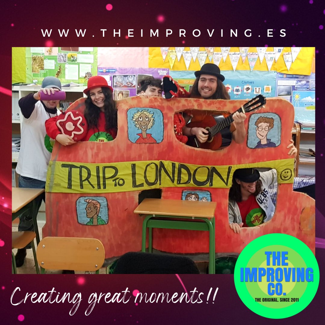 TheImprovingCo's tweet photo. Showtime Primaria...Viajes a maravillosos lugares para disfrutar en inglés de lo mejor de cada uno de ellos!! 🎭🎬🏆🎉
#theimproving #showtime #madrid #teatro #lúdico #educativo #inglés #magia #teatroparaniños #teatroinfantil #teatroeninglés #teatromadrid #teatroimproving https://t.co/p9Z1u6rM6y