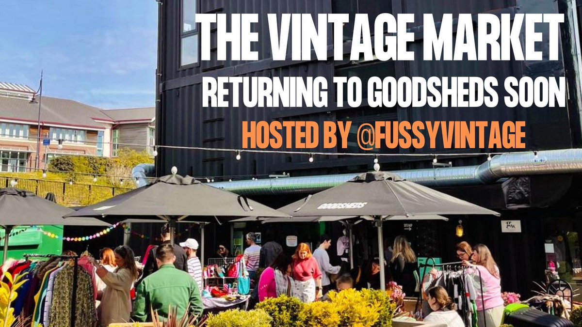 Barry Vintage Market is BACK! Hosted at the <a href="/Goodshedsbarry/">Goodsheds</a>, Sun 7 May, explore Vintage Vendors &amp; independent makers, street food, DJ, chilled Sunday Funday vibes! Follow BarryVintageMarket @ IG for more info. Peace! #barryisland #cardiffevents #cdf
#barryvintagemarket #goodsheds