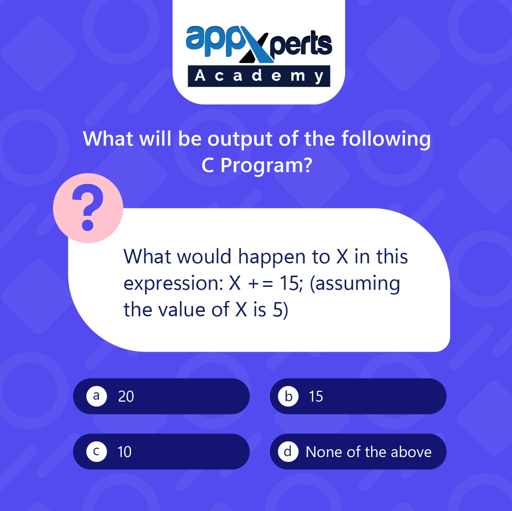a_appxperts's tweet image. Comment your answer!

Admission Opens!!

Reach us at: enquriy@appxpertsacademy.com or call : +91 7418677662 , or +91 7418677661

 #ChangeTheRatio #cprogramming #cprogramminglanguage  #pythonprogramming #angulardeveloper #javascriptdeveloper #aws #appxpertsacademy #learntocode