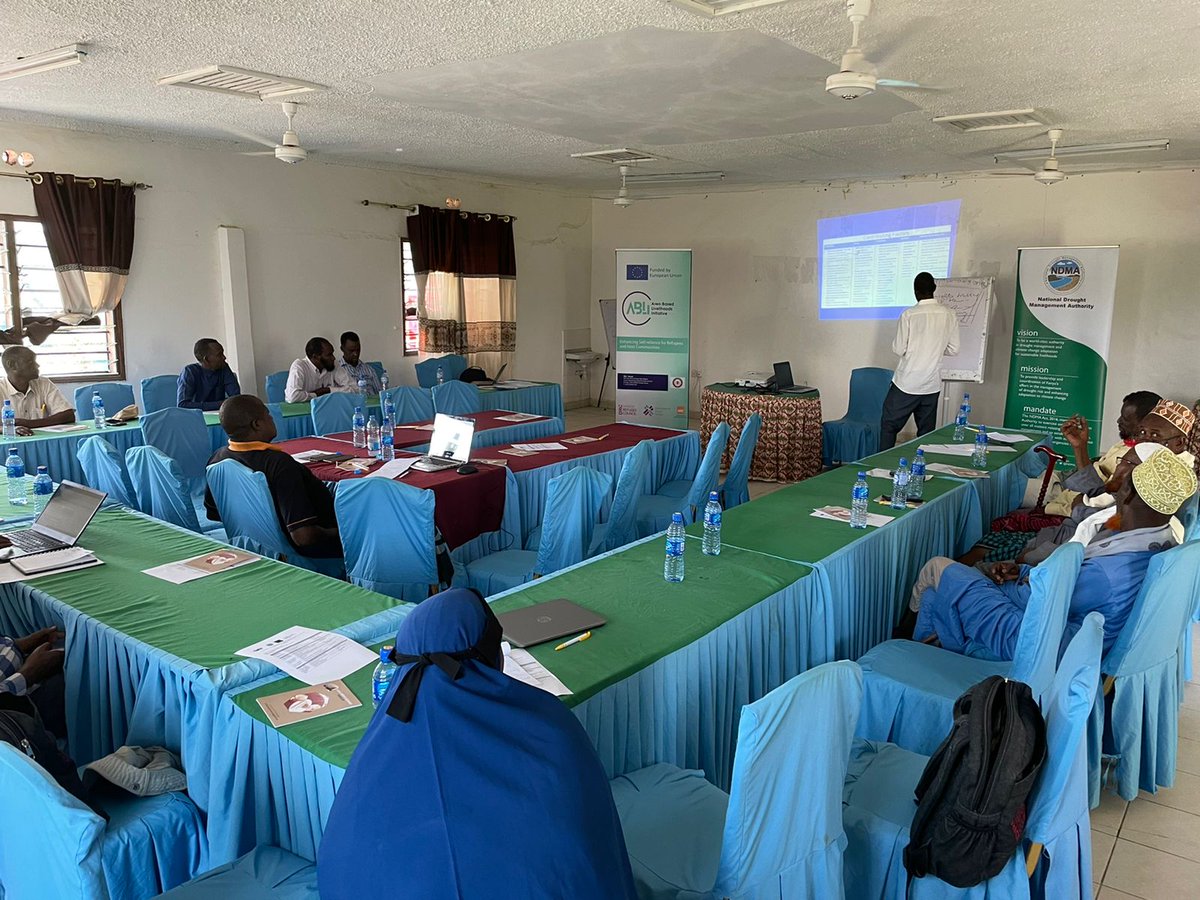 ABLI_Garissa's tweet photo. Climate information: ABLI-G in collaboration with NDMA, K-MET and County conducting Participatory scenario planning in Dadaab, this will come up advisories on climate information to the community which will be disseminated to the public. https://t.co/Maj72lx38b