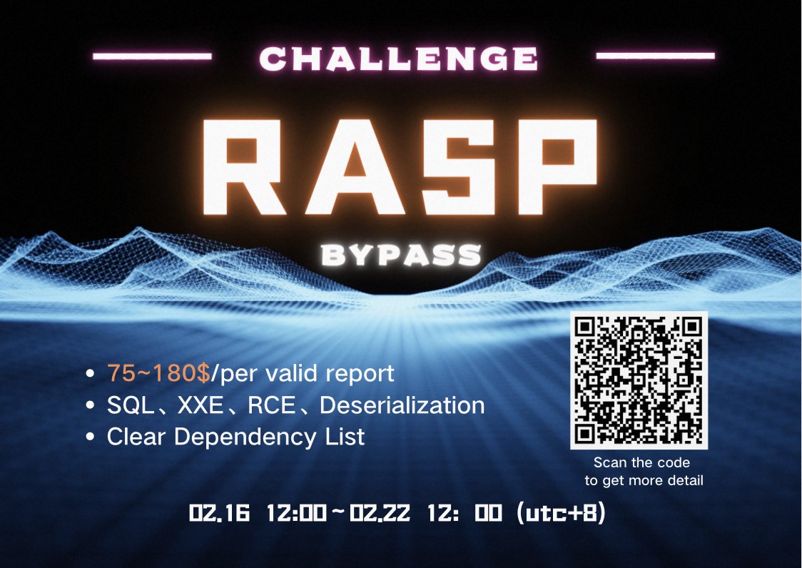 RASP Challenge is coming! Let's begin at 2.16 12:00 (utc+8). Welcome join us!