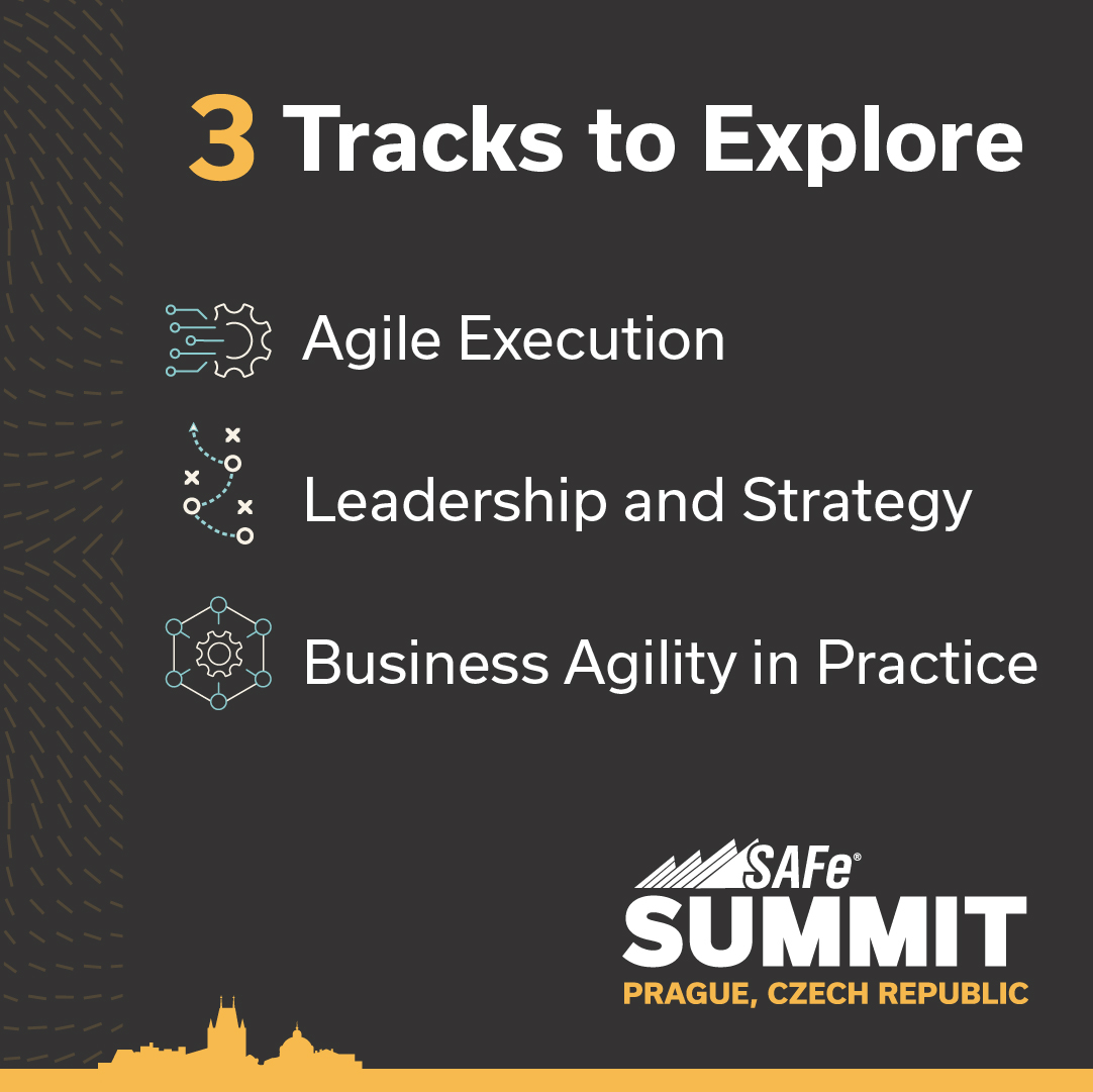 ScaledAgile's tweet photo. No matter your interest, you’ll find what you’re looking for at the 2023 SAFe Summit Prague. Learn more at https://t.co/HXziisvo68 https://t.co/bYMiumCpo1